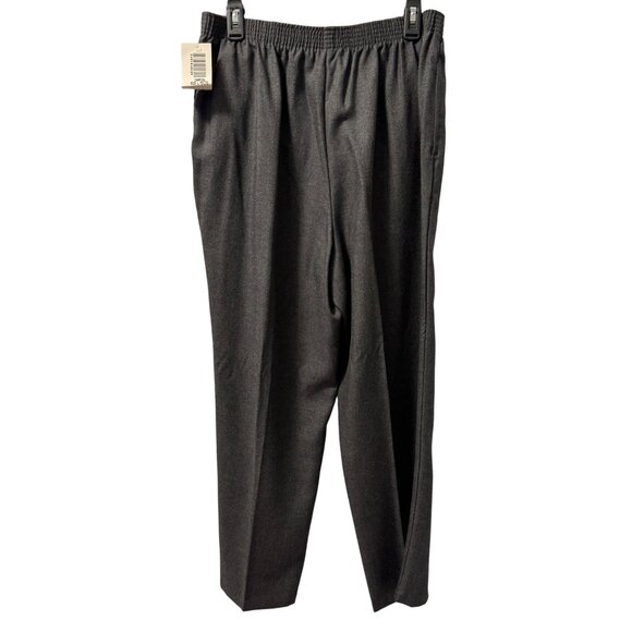 BonWorth Womens Dark Gray Elastic Waist Pull-On Pants Sz PL pants. NWT - Picture 8 of 12